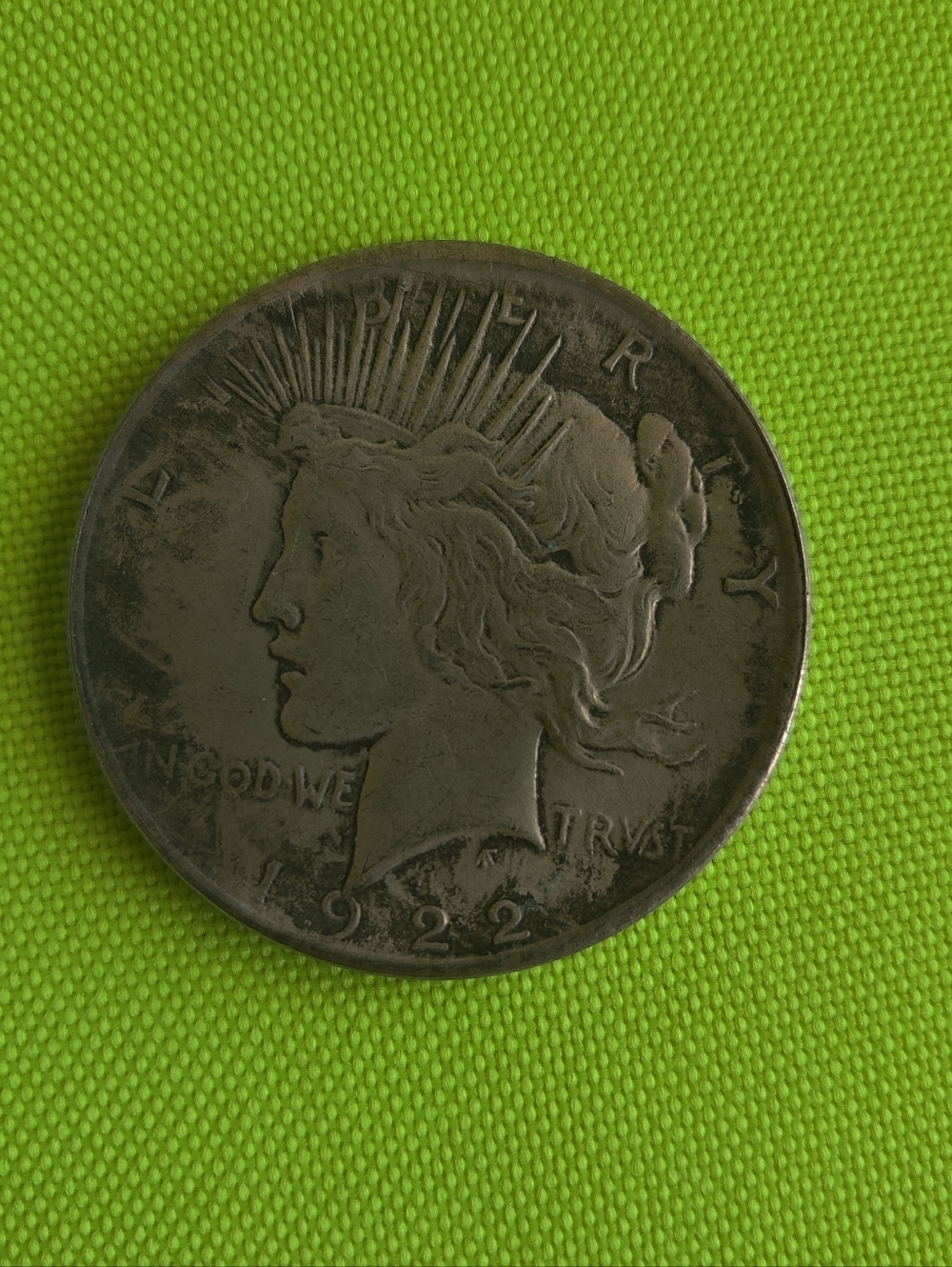 1922 Silver Peace Dollar Coin